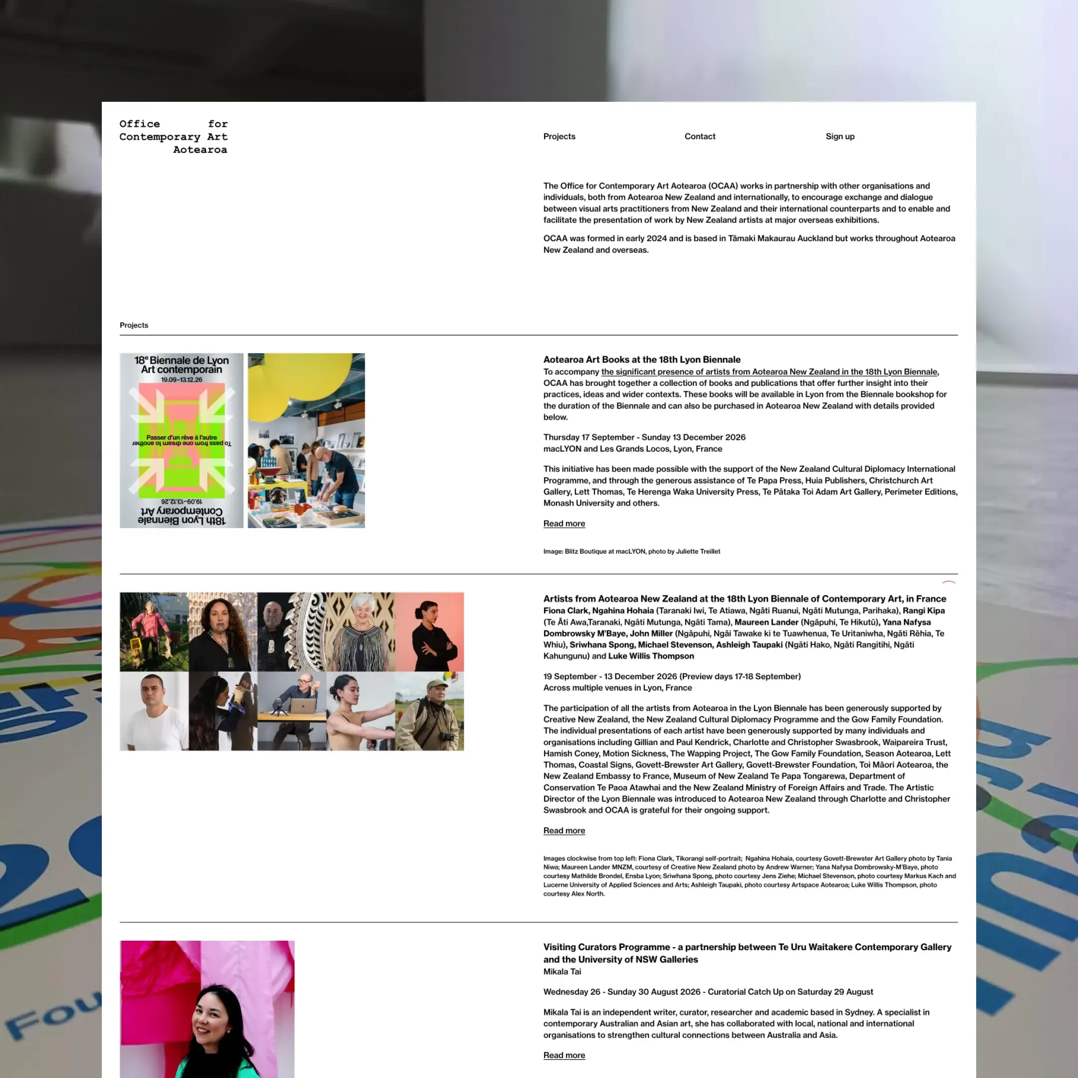 OCAA website